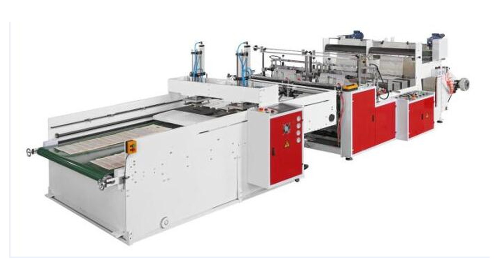 Complete automatic bag production machine