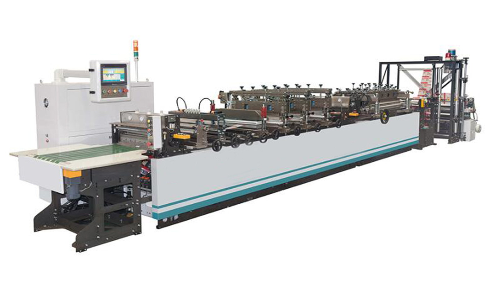 Laminated flexible pouch making machine