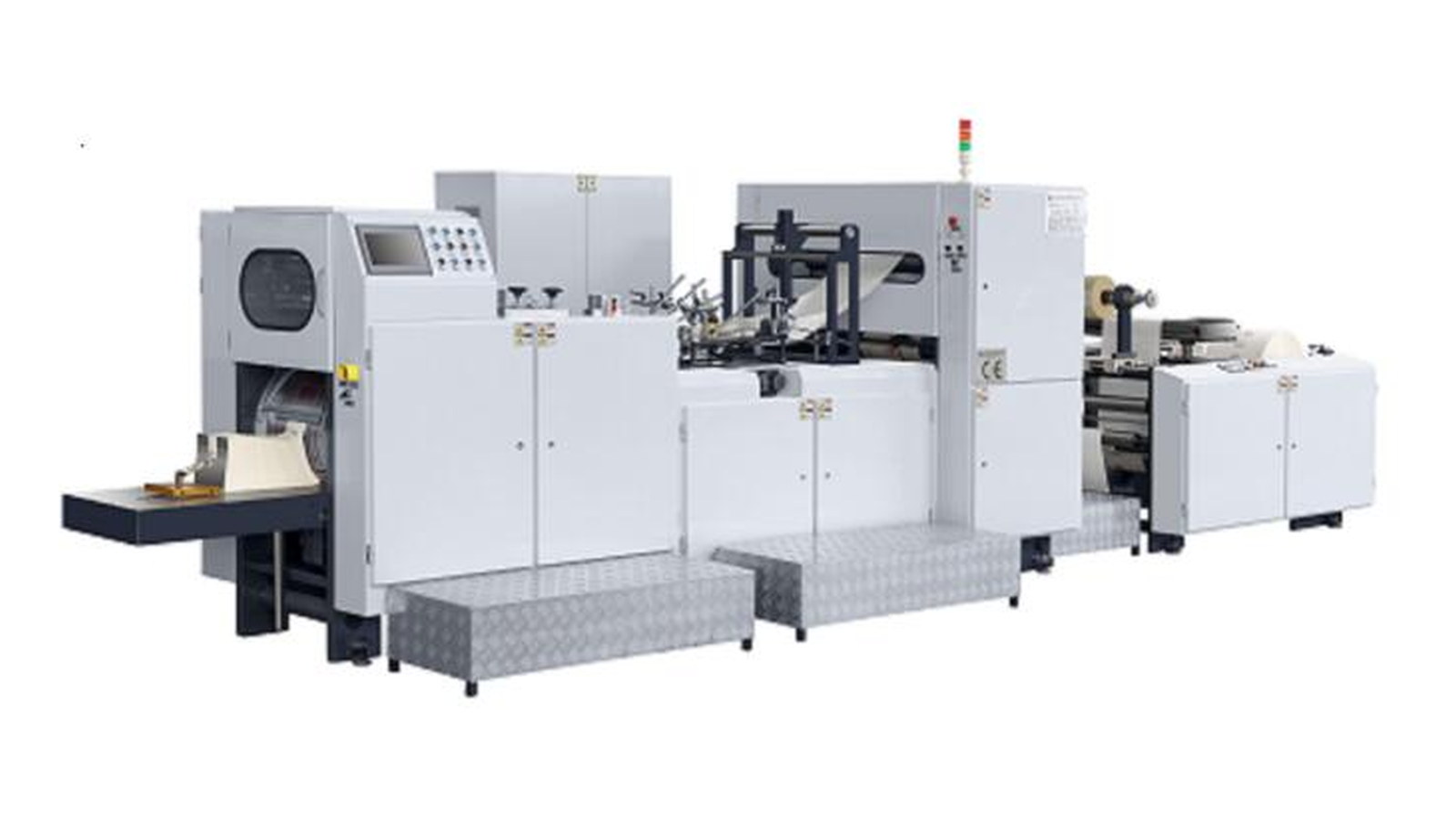 Automatic paper converting and bag forming equipment