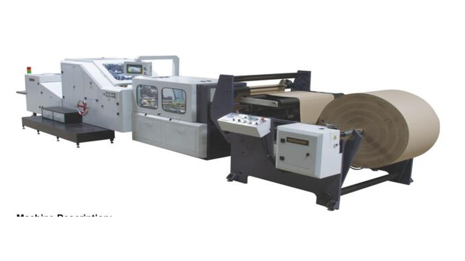High-speed paper bag making machine